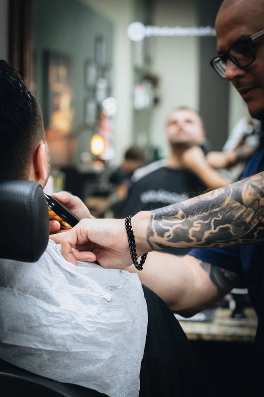 Precision cut at The Barber Club